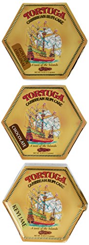 Tortuga Caribbean Rum Cake Assortment - 3 Rum Cakes