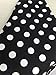 RosieLily Sexy Cute Retro Vintage Kitchen Apron for Cooking Baking - Cotton Flirty V-Neck 50s Polka Dot Classic Big Wave Skirt Black Red