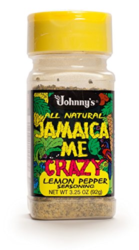 Johnny's Jamaica Me Crazy Lemon Pepper, 3.25 Ounce (Pack of 6)