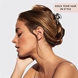 Kitsch Metal Hair Clip for Women Hematite Large Claw Clip Durable Style view 4