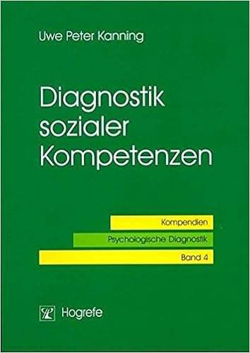 Diagnostik Sozialer Kompetenzen Uwe Peter Kanning 9783801716417
