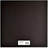 Grafix Medium Weight 12 Inch by 12 Inch Chipboard Sheets, Black 25/Package