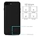 iPhone 7 Plus Battery Charger Case,Wuloo Charger Case 7500 mAh External Backup Battery Charger, Cover Case Rechargeable Power Bank Cases, Battery Pack for iPhone 7 Plus 5.5'' - Black