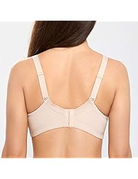 Delimira Sujetador de camisa con aros para dama, suave y con forro ligero