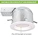 12 Pack 6 Inch Remodel Housing, Shallow Type Airtight IC Can Housing with TP24 Connector for LED Recessed Downlight Retrofit Kit, Recessed Light, ETL Listed