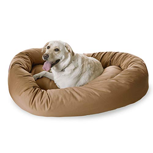 52 inch Khaki Bagel Dog Bed By Majestic Pet Products