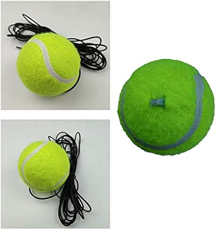 Balls Sports Outdoors Pophmn Practical Training Tennis Balls Portable Elastic Rubber Band Ball Solo Tennis Trainer Rebound Ball For Home Tennis Beginner