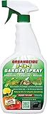 Organic Laboratories 100-004 Organocide 3-in-1 RTU Garden Spray, 24-Ounce