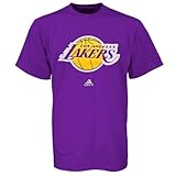 Los Angeles Lakers Purple adidas Primary Logo T-Shirt