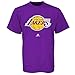 Los Angeles Lakers Purple adidas Primary Logo T-Shirt
