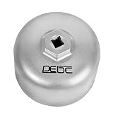 DEDC BMW and Volvo Oil Filter Wrench for 86mm Cartridge Style Filter Housing Caps Removal Tool Oil Filter Socket Wrench Kit with 16 Flutes