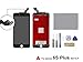 Oli & Ode iPhone 6S Plus Screen Replacement For Lcd Touch Screen Digitizer Frame Assembly Set (Black)