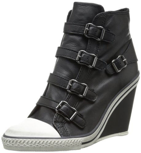 Ash Women's Thelma Ter Fashion Sneaker,Black,37 EU/7 M US