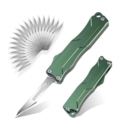 XXOK Small Utility Knife Push Button EDC