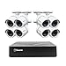 Swann SWDVK-HDHOMK88-US DVR8-1575 TVI 720A / 500GB / 8 x HDCAM Bullet White Surveillance DVR Kit, Black
