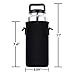 Neoprene Bottle Sleeve for 36oz YETI Rambler, YookeeHome Insulated Bottle Holder Bag with Adjustable Shoulder Strap, 36oz