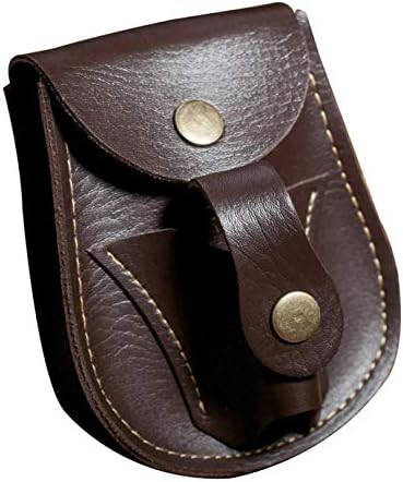 ELEPHANTBOAT® maackia Outdoor Sports Steel Ball Leather Slingshot Bag, Belt Backpack is Durable, not Deformed, Suitable for Hunting for Camping, Picnic and Other Outdoor Activities(H01)