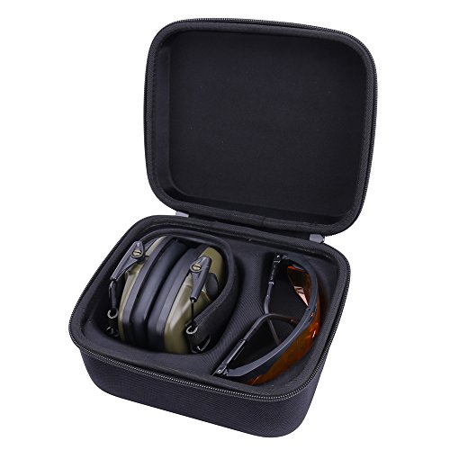 Storage Case for Howard Leight Hearing Protective Earmuff fits Shooting Glasses by Aenllosi