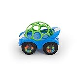 Bright Starts O Ball 1-Piece Rattle & Roll Car, Assorted Colors