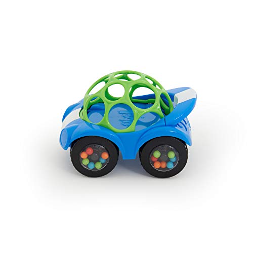 Bright Starts O Ball 1-Piece Rattle & Roll Car, Assorted Colors