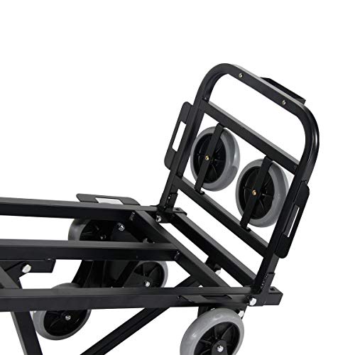 image for DlandHome Enhanced Stair Climbing Cart, Portable Climbing Cart Handlin