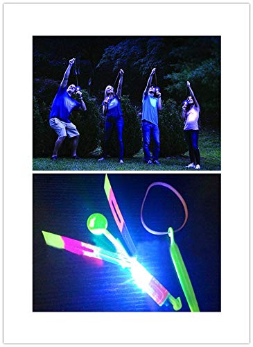 Gotian LED Light up Flashing Dragonfly Glow Plastic for Party Toys New Toy LED Braided Toy Random Color (Battery Included)