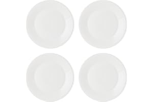 Royal Doulton 1815 Pure 9", Set of 4 Salad Plates, 9in, White