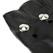 BinaryABC Halloween Costume Gloves,Punk Rock Gloves,Pu Half Finger Gloves, Halloween Cosplay Accessory
