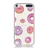 UCLL iPod Touch 6 Case ,iPod Touch 5 Case Donut Flower Design Slim Soft TPU Bumper Protective Durable Shockproof Case For Ipod Touch 5/Touch 6 (Donut)