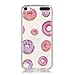 UCLL iPod Touch 6 Case ,iPod Touch 5 Case Donut Flower Design Slim Soft TPU Bumper Protective Durable Shockproof Case For Ipod Touch 5/Touch 6 (Donut)