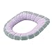 Monoche Bathroom Soft Thicker Warmer Stretchable Washable Cloth Toilet Seat Cover Pads Ideal for Adults and Kids (B)thumb 2