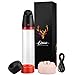 Penis Vacuum Pump,UTIMI Electronic Male Enhancement Penis Growth Pump Sex Toys with 4 Suction Intensities for Stronger Bigger Erections,Water Based Lube Included