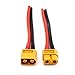 LHI 2PCS WRA0053 XT60 Male W/14awg Silicon Wire 10cm