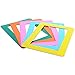 WANGHUI De Dazzle Set of 5 Colorful 4x6 inch Magnetic Refrigerator Photo Picture Frames. Includes Yellow, Orange, Light Blue, Pink, and Green.