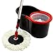 Mop and Bucket Set Strongest Heaviest Duty Mop - Best Floor Mop Easy To Use - For Professional Home Floor Cleaning System - 360 Spin Non Scratch Microfiber Wet Jet Mop With Integrated Wringer Bucket