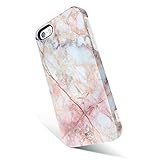 iPhone 5/5s/SE case Marble, Akna New Glamour Series Flexible Soft TPU cover with Fabulous Glossy Pattern for iPhone 5/5s/SE [Marble Texture #8](205-U.S)
