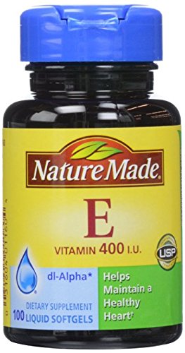 Nature Made Vitamin E 400, IU Softgels, 100 ct (Pack of 2) Nature Made Vitamin E 400, IU Softgels, 100 ct (Pack of 2)