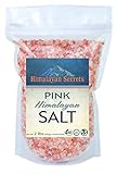 2 LB Himalayan Dark Pink Salt - 100% Natural & Unrefined by Himalayan Secrets - Coarse - Fine - Powder (Coarse)