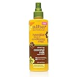 Alba Botanica Hawaiian Coconut Milk Leave-in Conditioning Mist, 8 Ounce