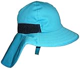 N'Ice Caps Girls Big Brim Flapper Hat with Side Mesh