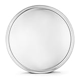 New Star 51056 Aluminum Coupe Style Pizza Tray Pizza Pan, 18-Inch, Set of 6