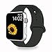 VATI Sport Band Compatible for Apple Watch Band 42mm 44mm, Soft Silicone Sport Strap Replacement Bands Compatible with 2019 Apple Watch Series 5, iWatch 4/3/2/1, 42MM 44MM S/M (Dark Olive)