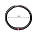 Gosweet TRD SPORTS Car Steering Wheel Cover Carbon Fiber Decoration 38CM For Toyota Tundra Tacoma 4 Runner Corolla Camry JDM