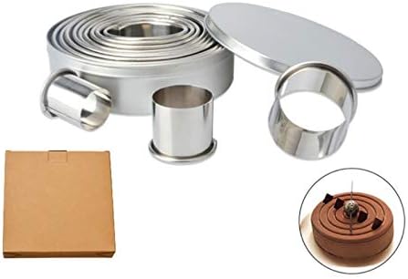 1 piece 7/12pcs Cookie Cutter Fruit Cake Decorating Tools Pastry Rings Molds Stainless Steel Biscuit Cookie Presser Baking Decoration