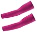 GANWAY Cycling Sports Tattoo UV Block Cool Arm Sleeve Armwarmer Stretch Cover Sun Protection Bike Bicycle Warmer (Rose)