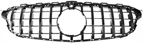 GTR Grille for Mercedes Benz w205 AMG Look C250 C300 C350 Front Grille 2015-2018 with camera