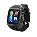 PowerLead Sw3 PL-M7 Newest Smart Watch Phone Android 4.2.2 OS Dual-core CPU 3G/GSM/WCDMA 1.54 Inch IPS Capacitive Screen Sports Pedometer Smartwatches Heart Rate Monitor GPS Waterproof 5.0 MP Camera BluetoothWatch phone(Black)