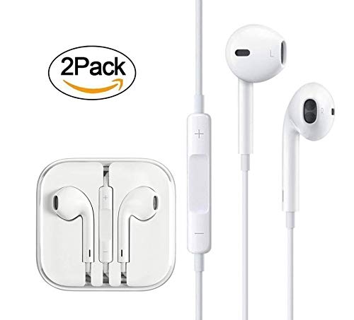 Headphones/Earphones/Earbuds 3.5mm Wired Headphones Noise Isolating Earphones with Built-in Microphone & Volume Control Compatible with iPhone 6 SE 5S 4 iPod iPad Samsung/Android Most Smartphones