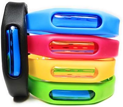 Mosquito Repellent Bracelet Band, Limited Time (5 Pack + 1 Bonus White Bracelet) Naturally Made with Plant Extract, Deet-Free. for Men, Woman, Teen, Boys, Girls, Toddlers, Children and Babies. (6)