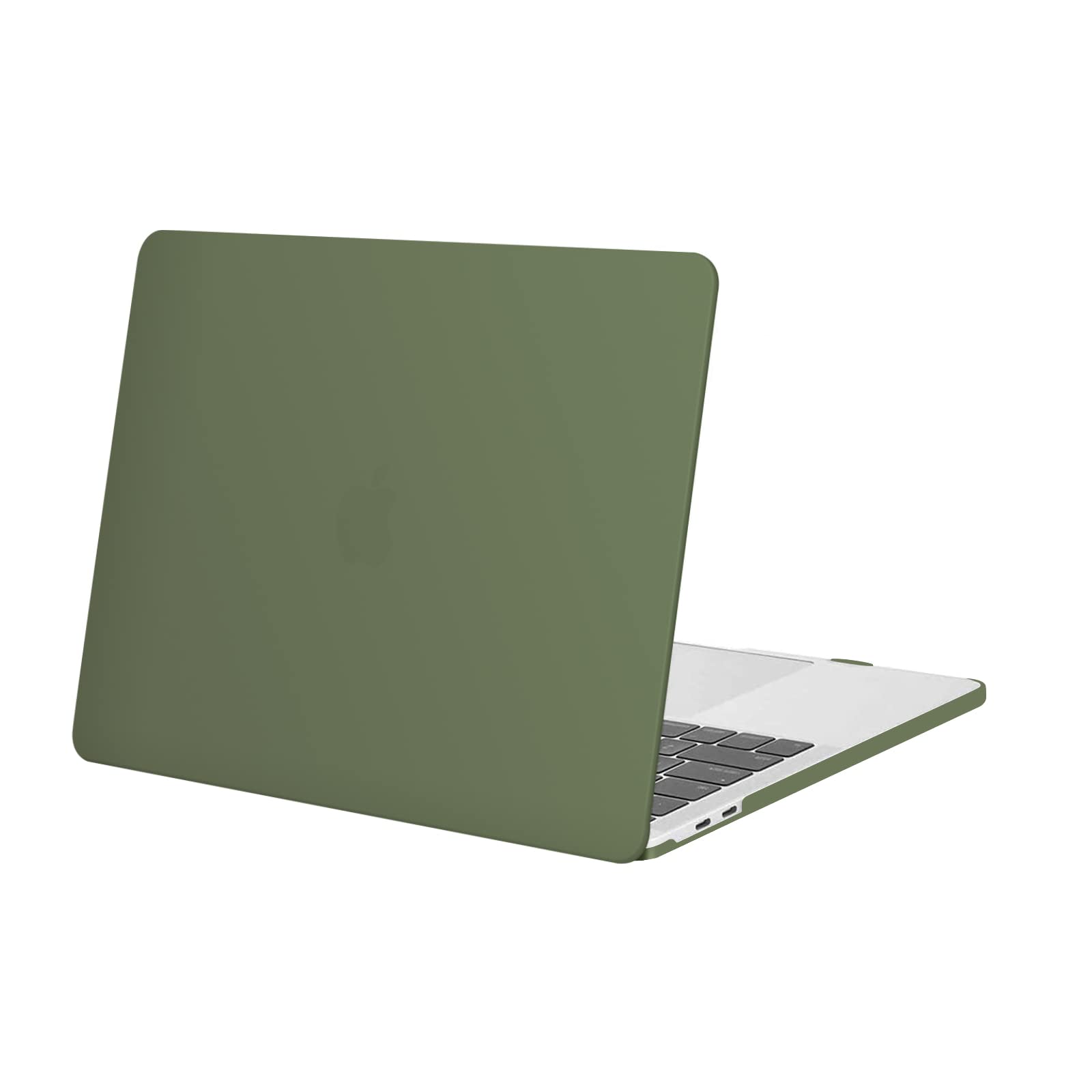 MOSISO Compatible with MacBook Pro 13 inch Case 2026 2025 2024 2023 2022-2016 M2 M1 A2338 A2289 A2251 A2159 A1989 A1706 A1708 with/without Touch Bar, Plastic Hard Shell Case Cover, Army Green — image 1
